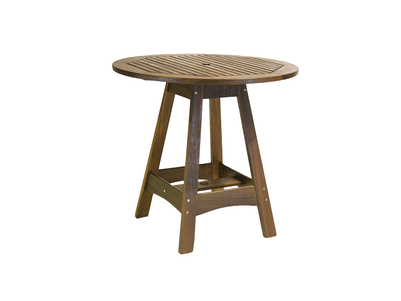 Heritage 41″ Capri Round Hi Dining Table | Classic Ipe