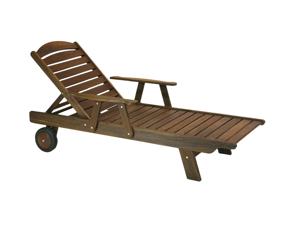 Classic Ipe Chaise Lounge Jensen Outdoor