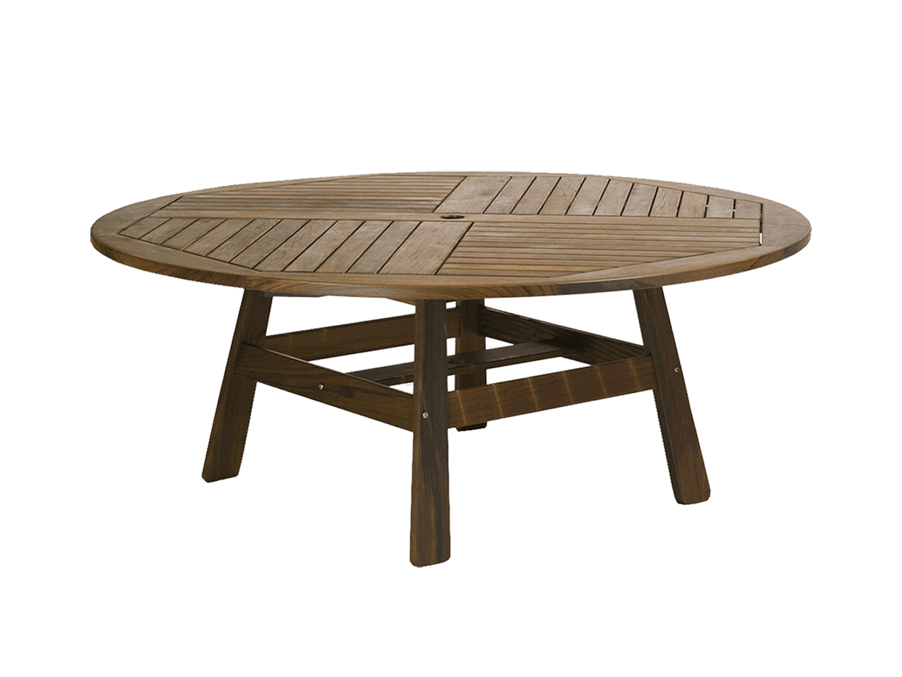 Classic Ipe 70″ Pemberton Round Dining Table