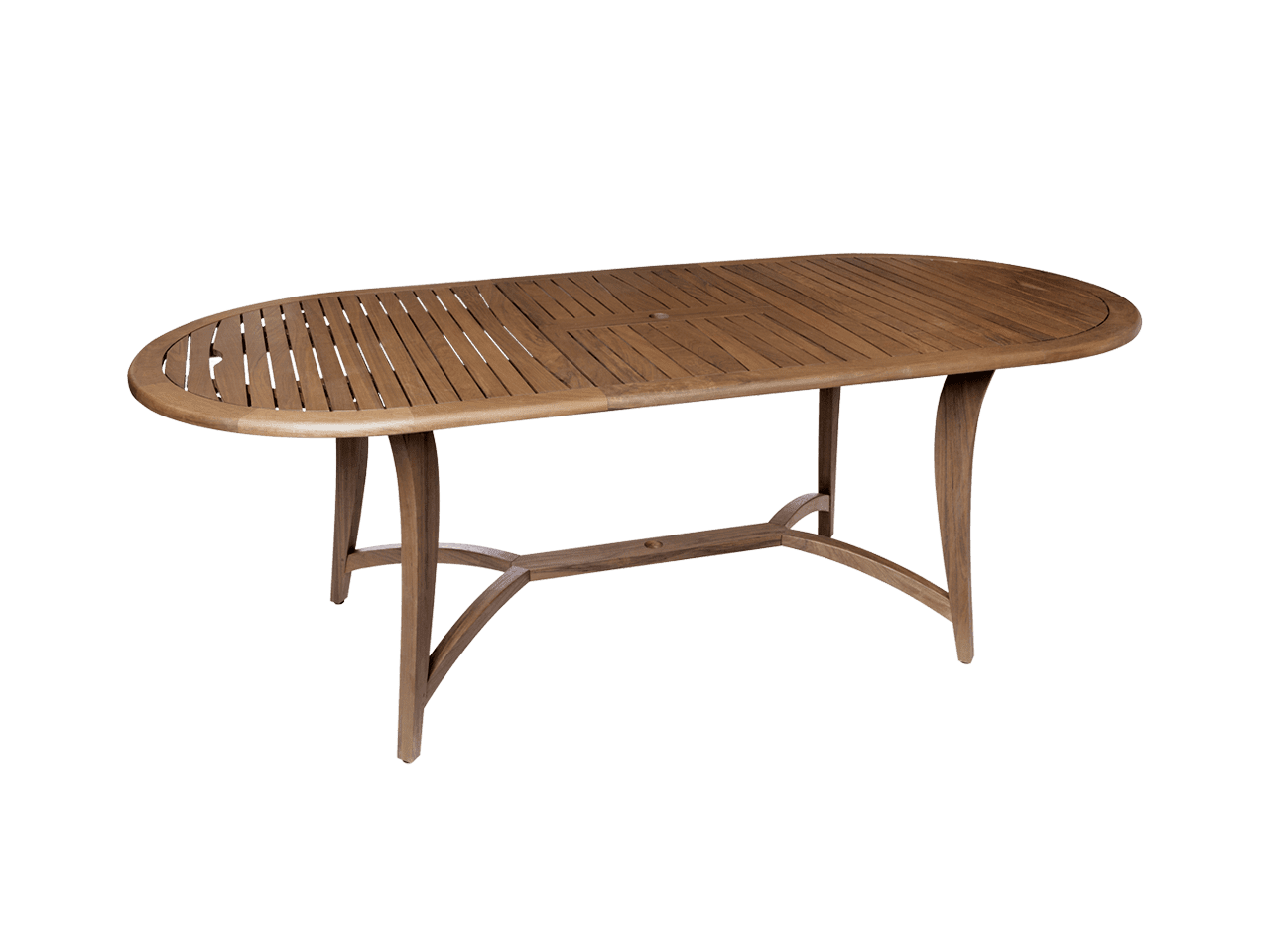 Topaz 65-87″ Oval Butterfly Extension Dining Table