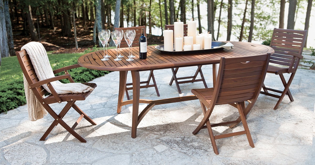 Jensen Outdoor Explore Luxury Wood, Jordans Outdoor Furniture