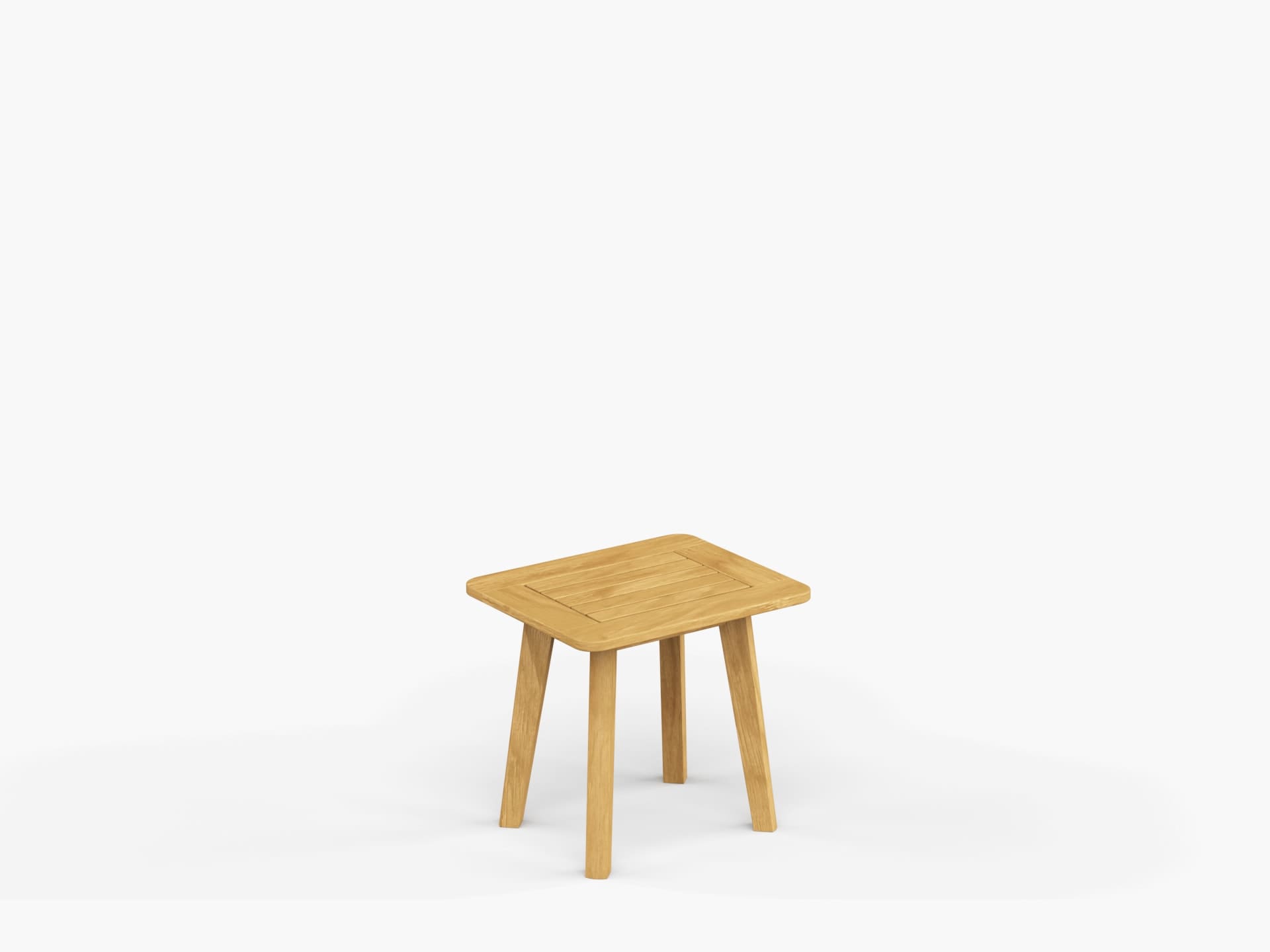 Foundations 20×16″ Rectangular Teak Side Table