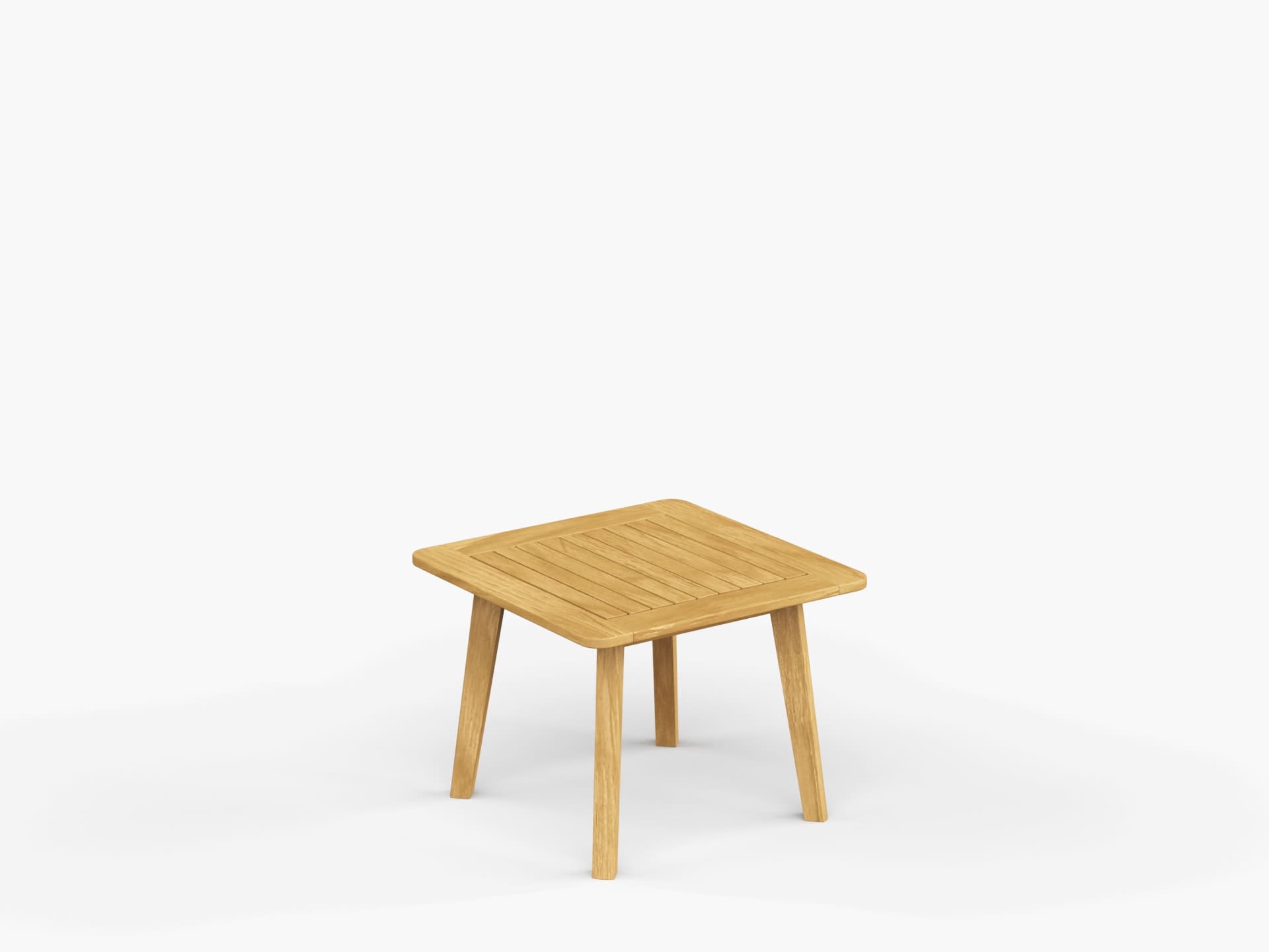Foundations 24″ Square Teak Side Table
