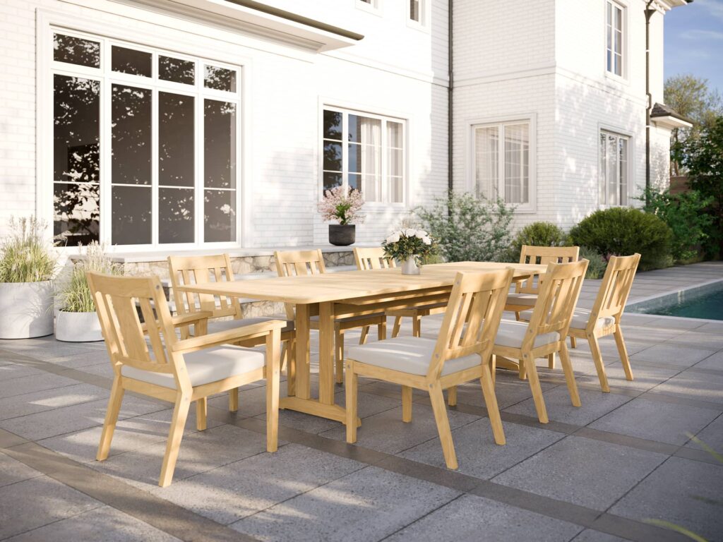 Foundations_93_122x38_Rectangular_Extension_dining_table_Teak_Lifestyle2