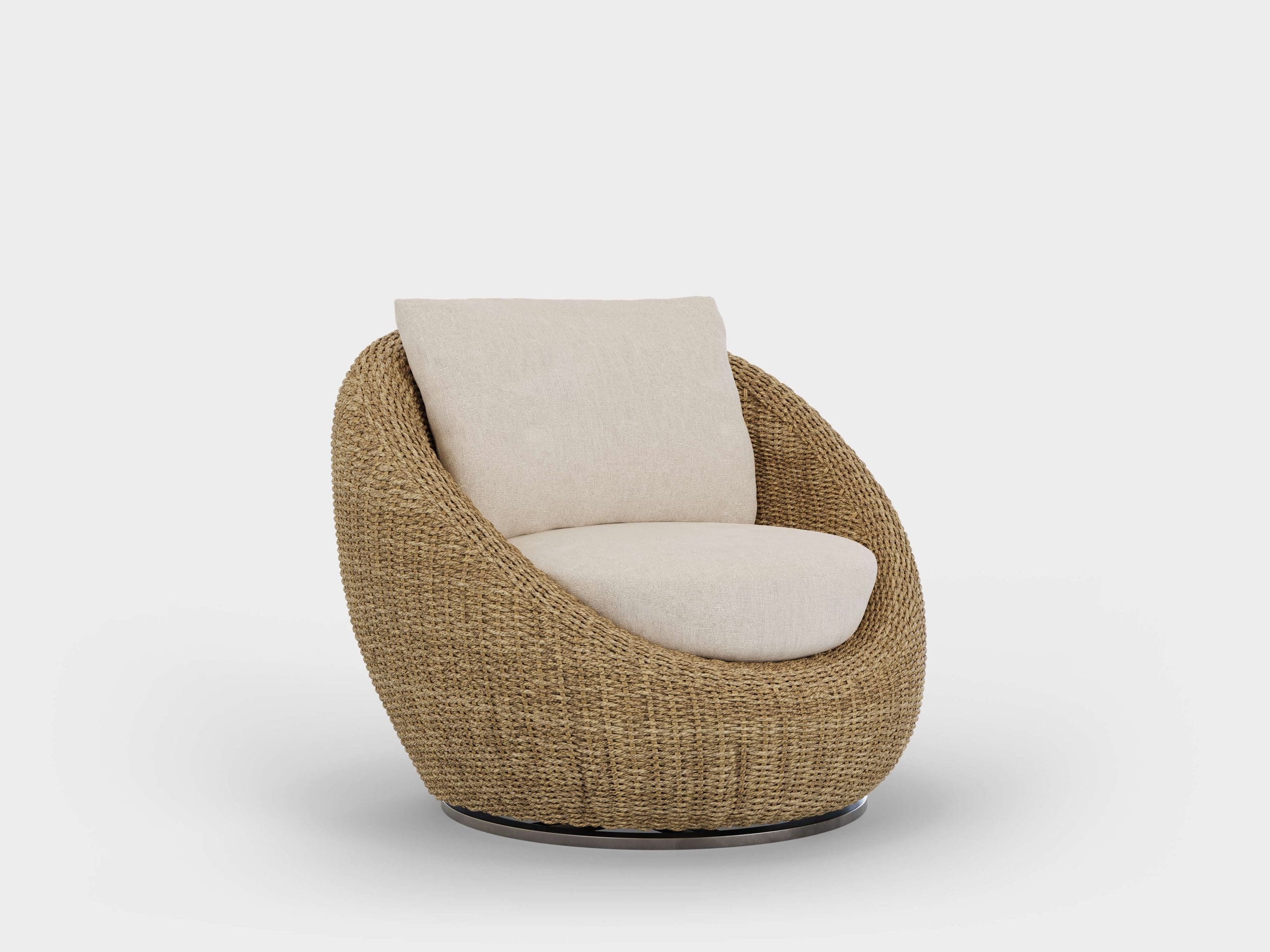Velo Swivel Chair + Back Cushion
