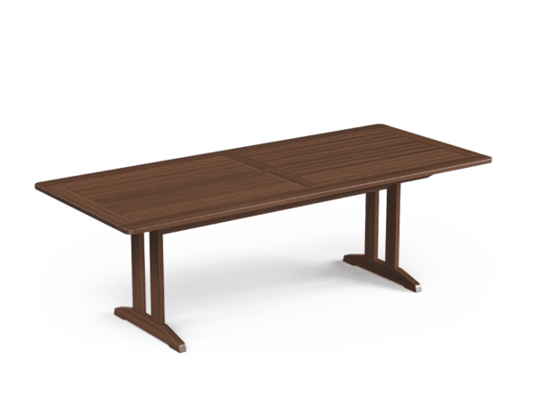 Rectangular Table Top 90 Inch Foundations 90” Rectangular Ipe Dining Table - Jensen Outdoor