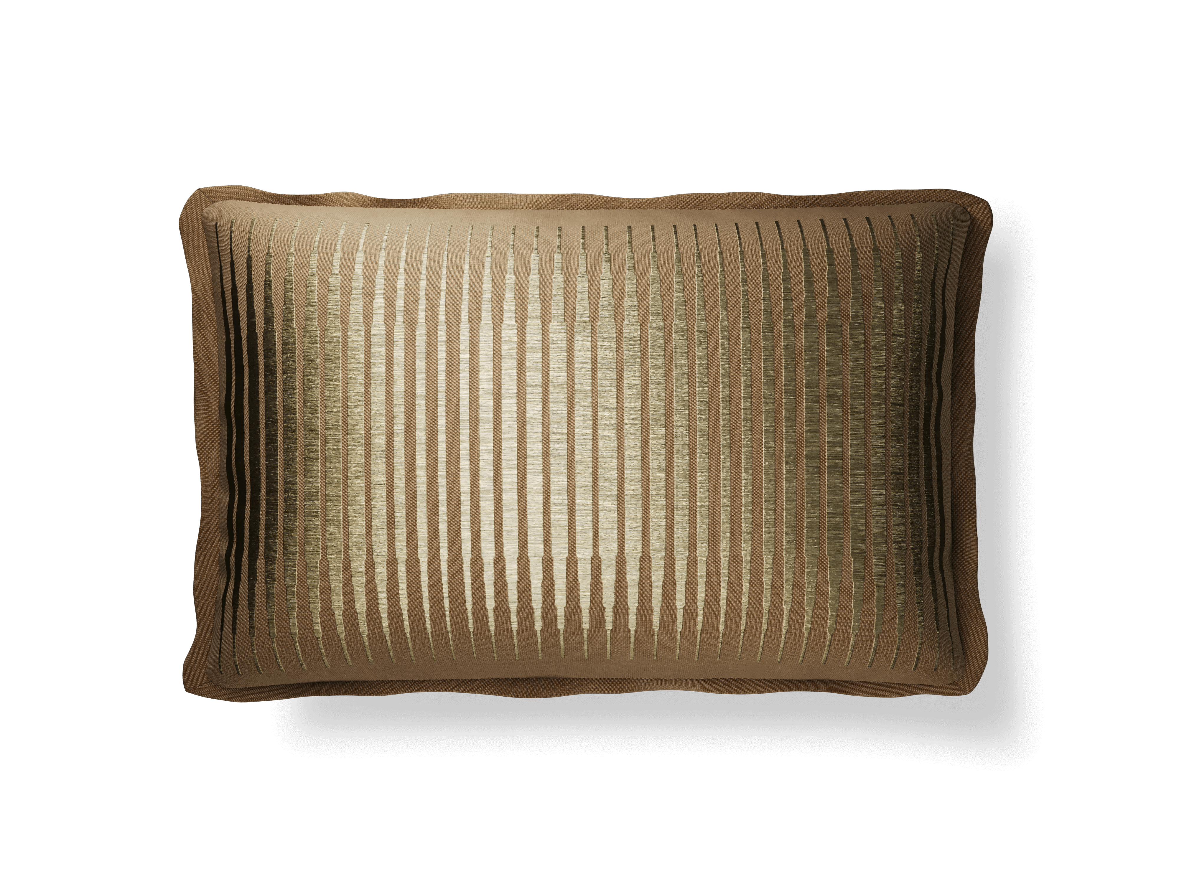 14×22″ Rhythm Clay/Gold Throw Pillow