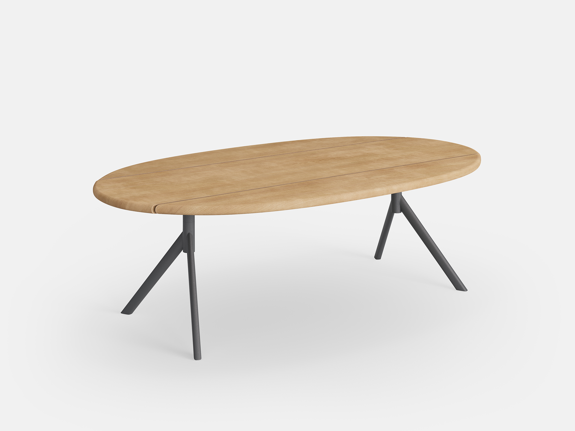 Foundations Arc Teak Coffee Table